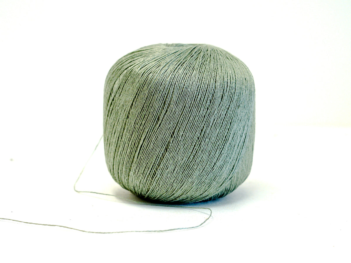 Sage Green 100% Linen Yarn | 100 g / 600 m