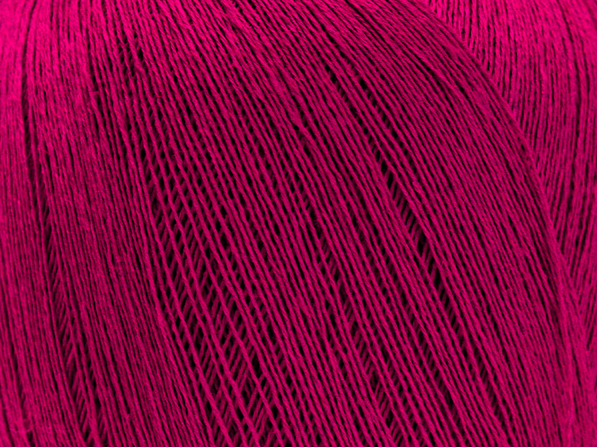 Raspberry Magenta 100% Linen Yarn | 100 g / 600 m
