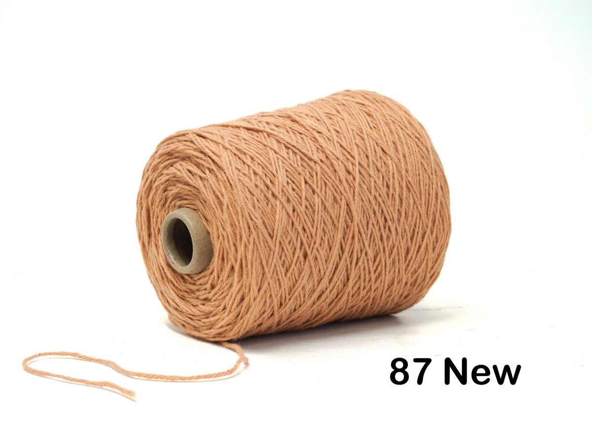 Sandy Clay color wool yarn in cone - 87 New