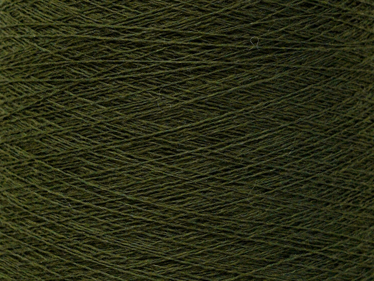 Forest Green Cashmere &amp; Wool Yarn - 100g cone