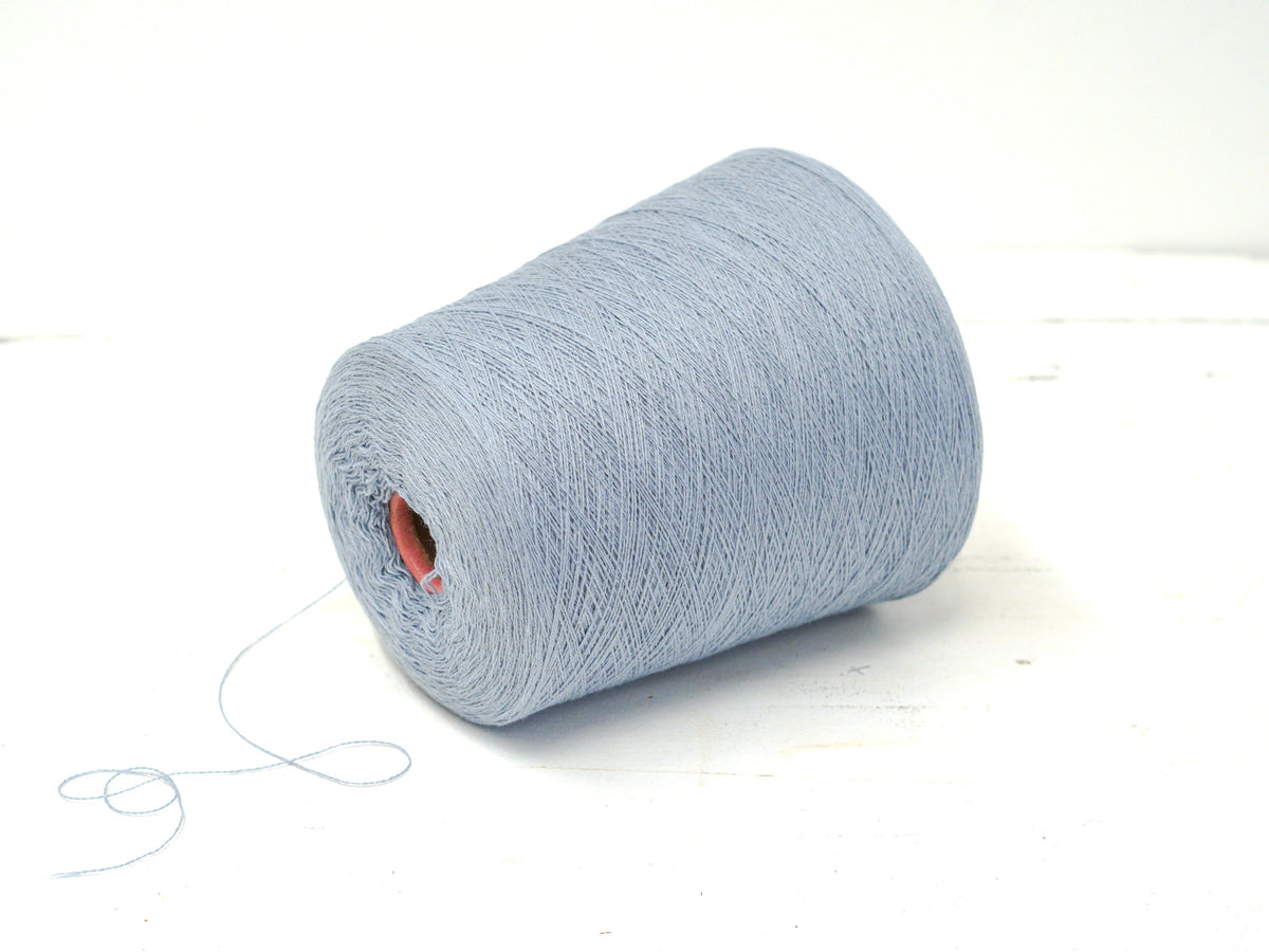 Mist Blue Cashmere &amp; Wool Yarn - 500g cone