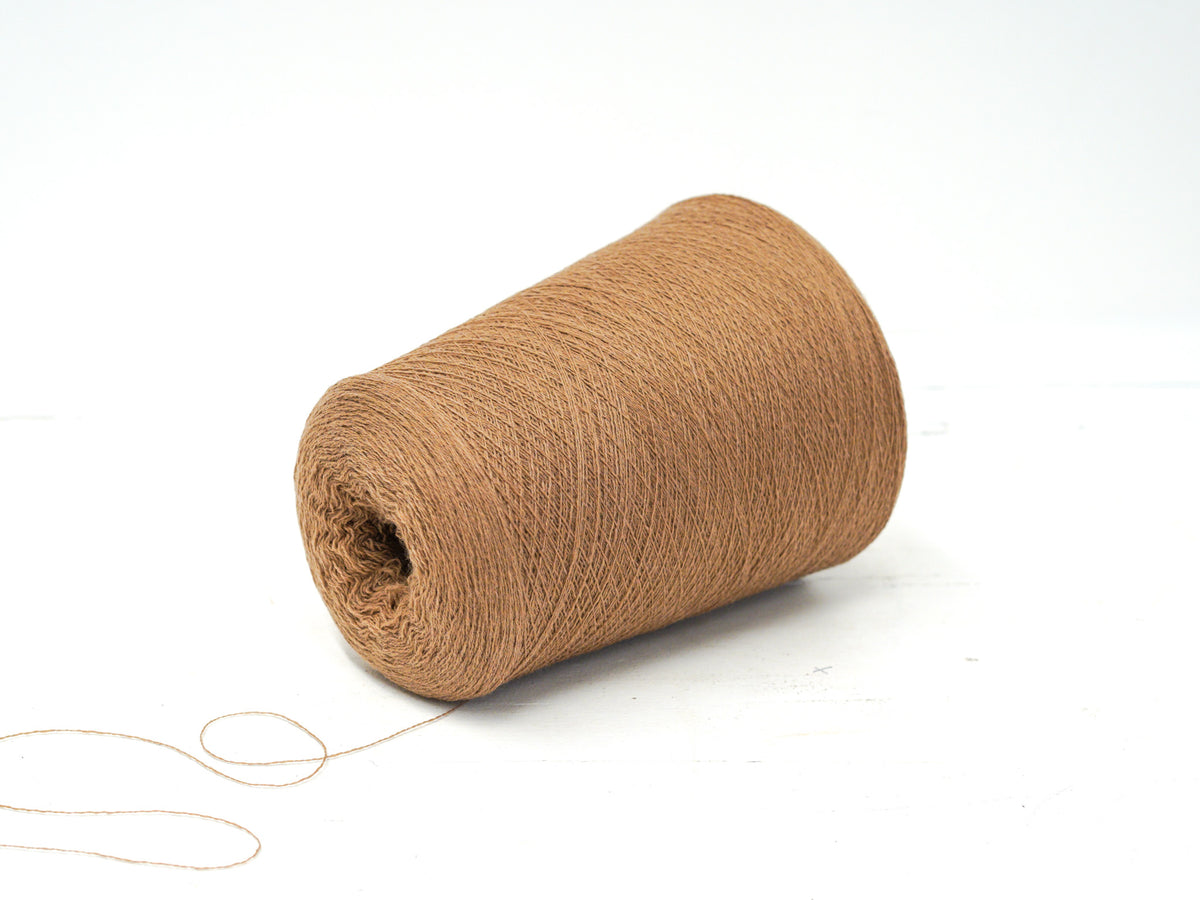 Camel Merino &amp; Cashmere Yarn Cone - 100 g in Cone