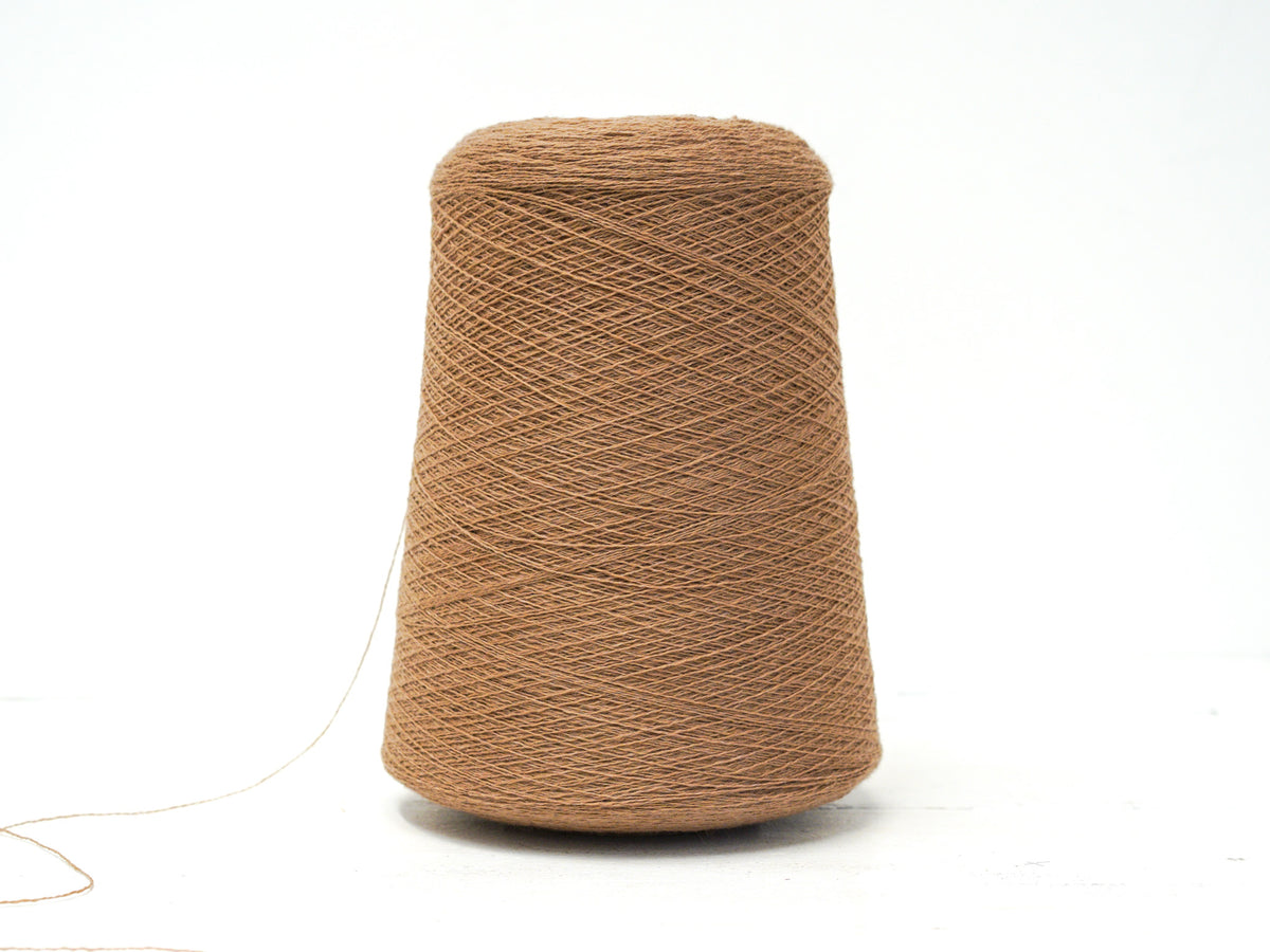 Camel Merino &amp; Cashmere Yarn Cone - 100 g in Cone