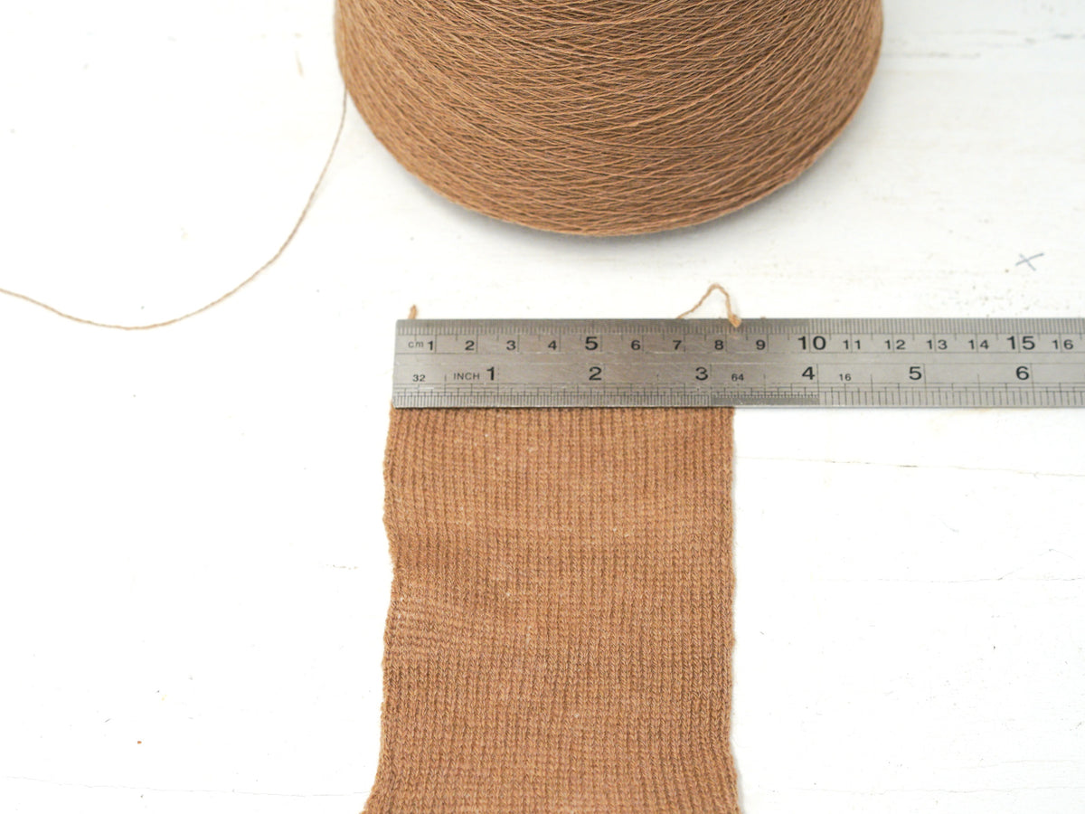 Camel Merino &amp; Cashmere Yarn Cone - 100 g in Cone