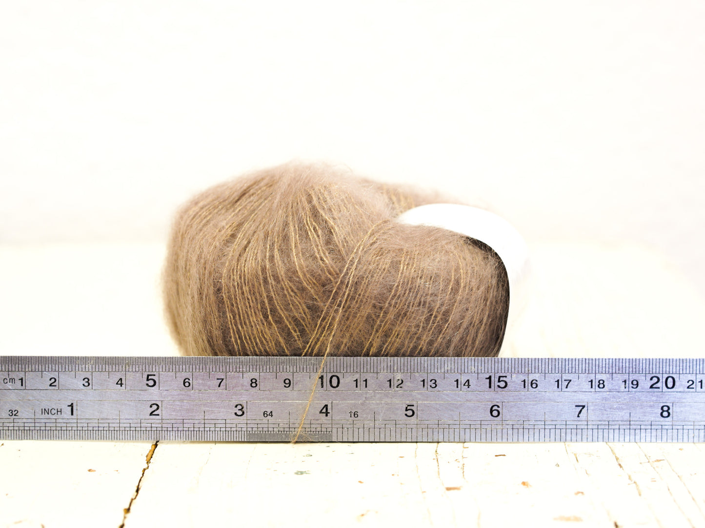 Taupe brown color 14044 - Lana Gatto lace Mohair Silk yarn