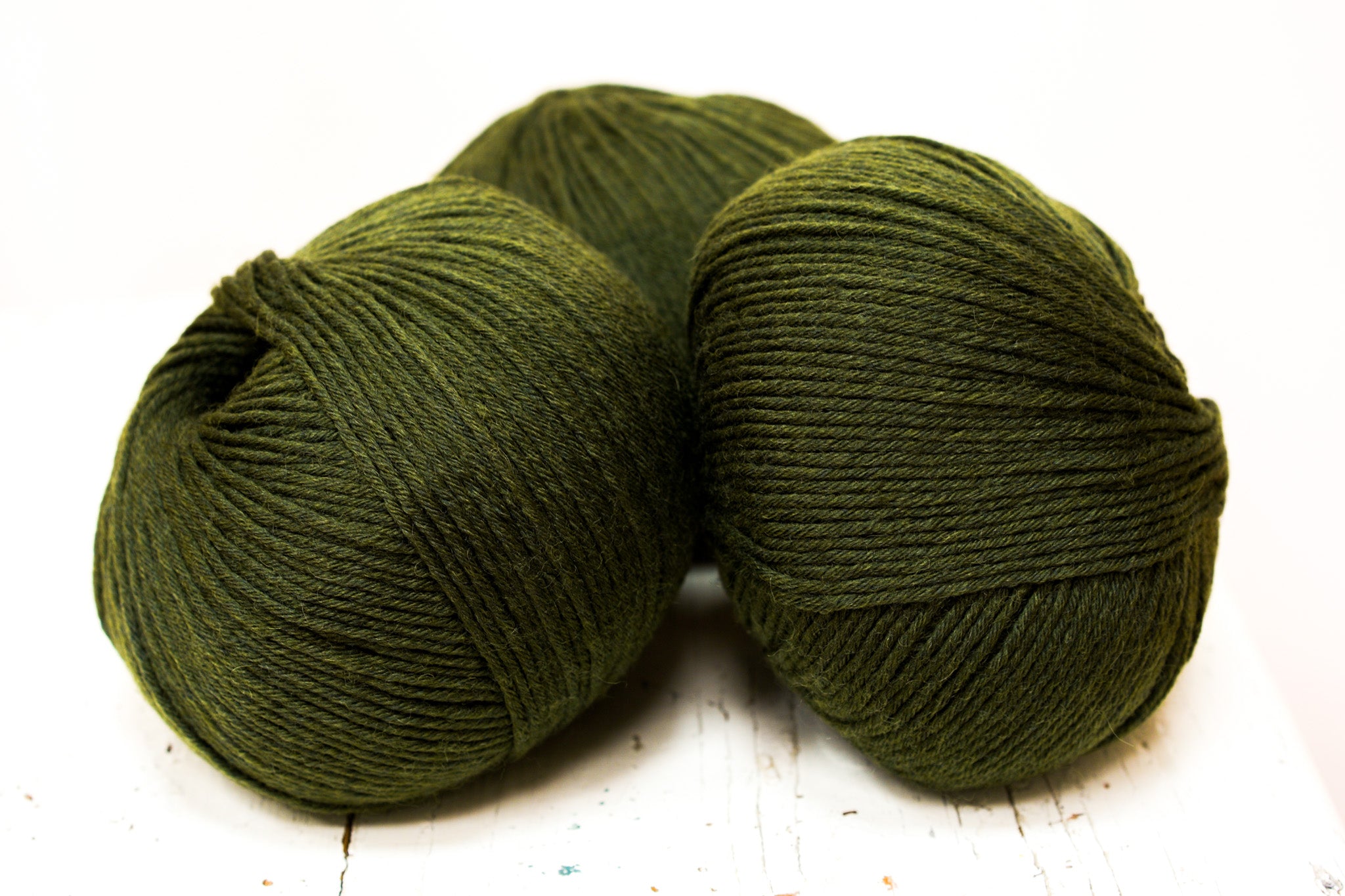 Dark green PRO LANA wool 80%/20 PO blend
