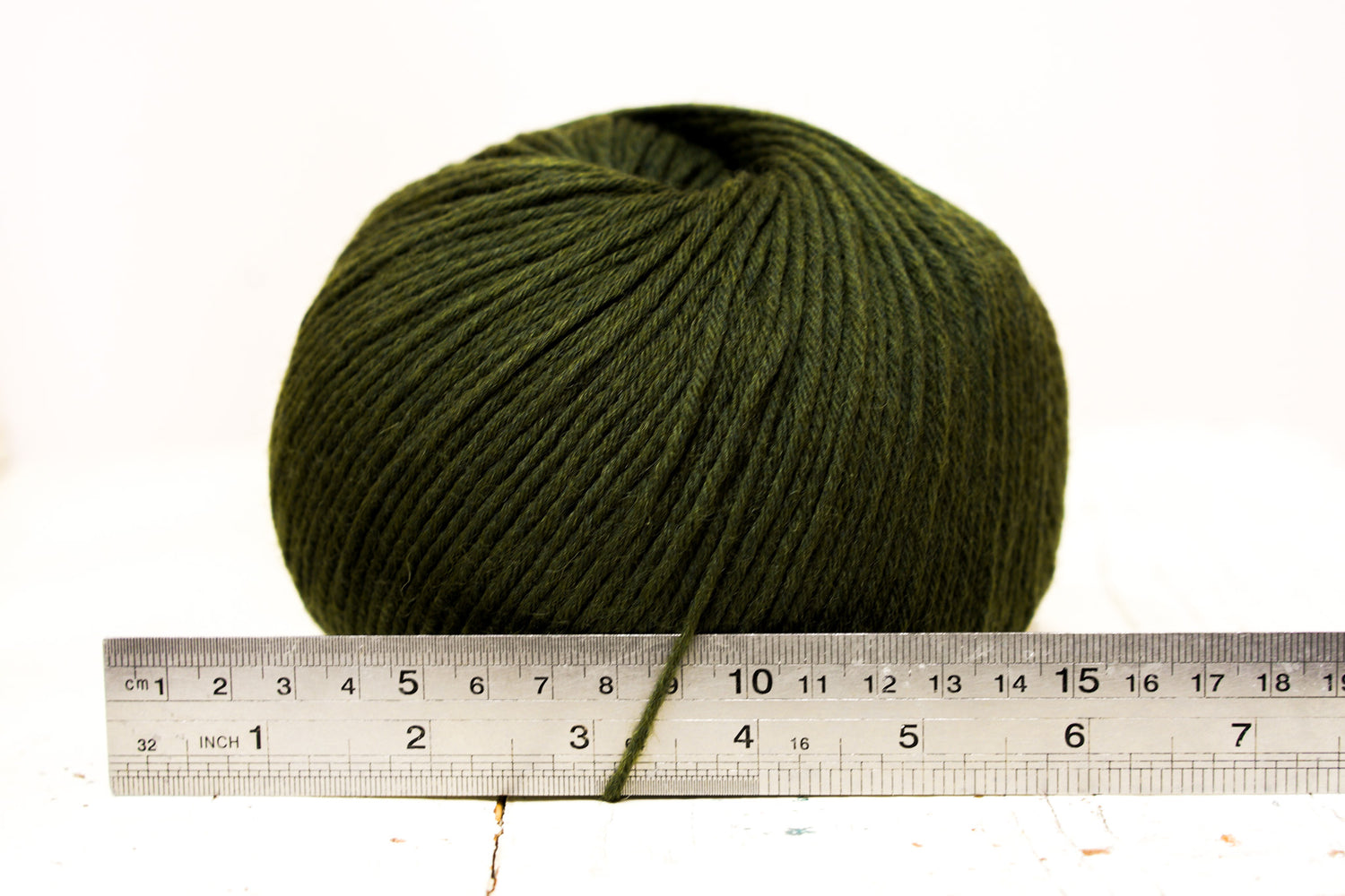 Dark green PRO LANA wool 80%/20 PO blend
