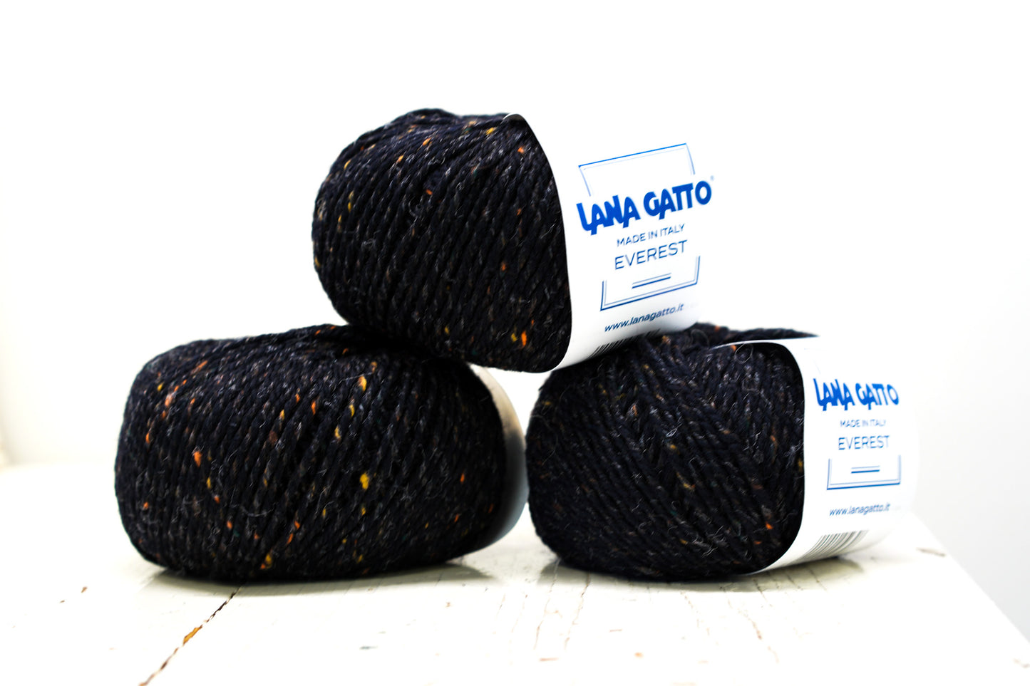 Black tweed - Lana GATTO - Everest - wool yarn