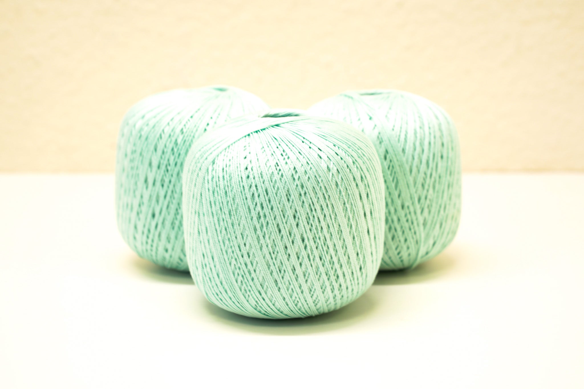 Light Mint blue mercerised cotton 100g/452m
