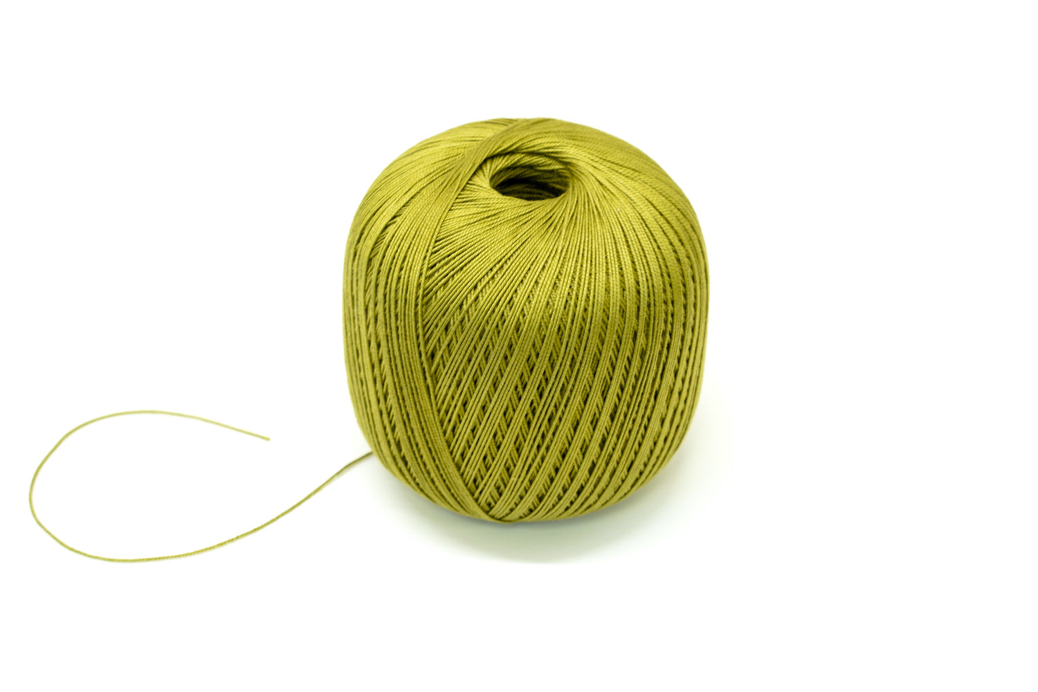 Pear green mercerised cotton 100g/452m