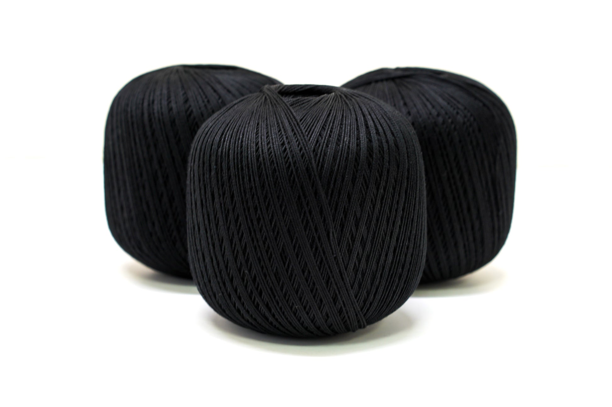 Black 100% mercerised cotton yarn - for making small projects like  crocheting toy amigurumi – Yarn Home