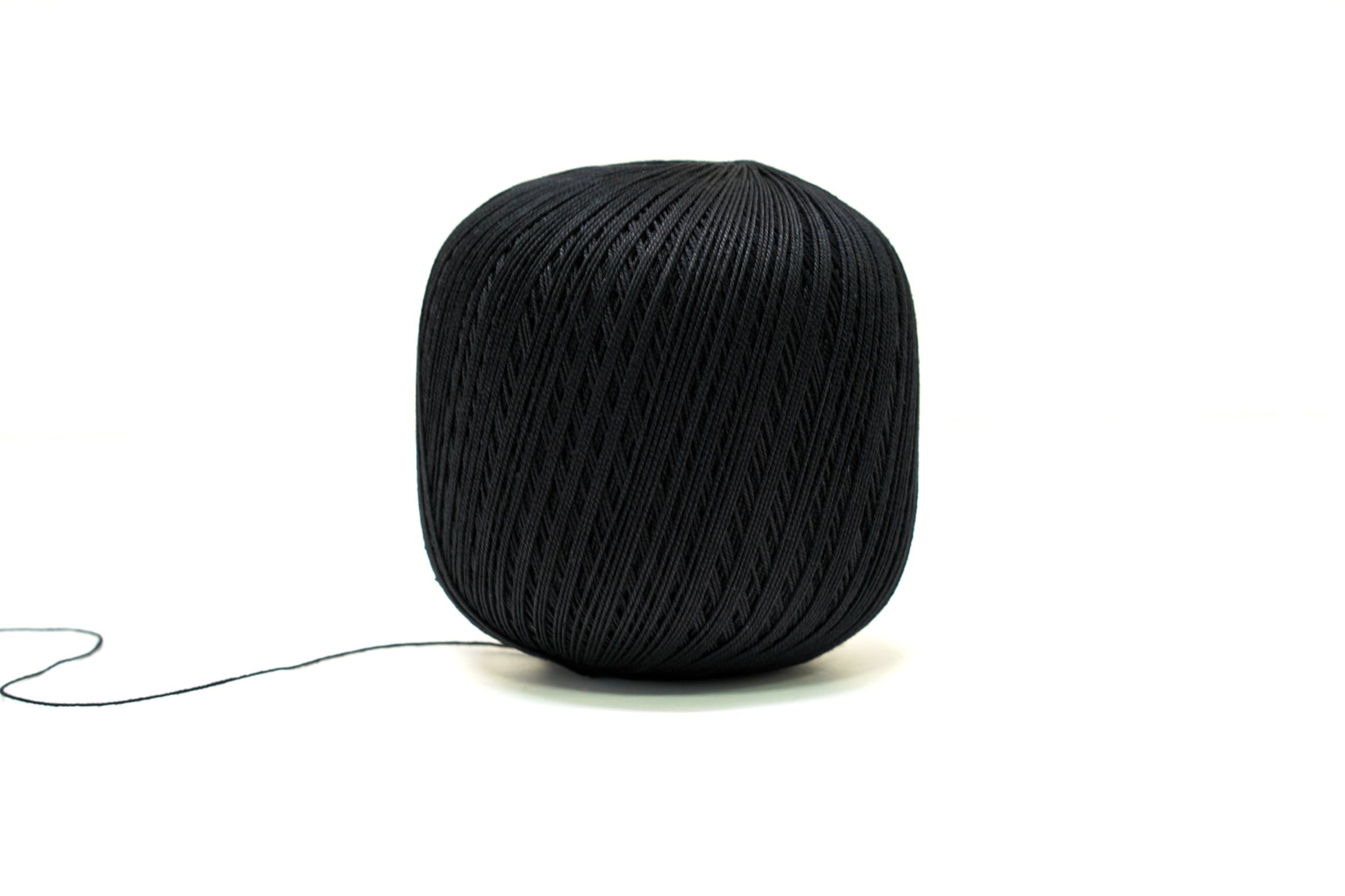 Black 100% mercerised cotton yarn - for making small projects like  crocheting toy amigurumi – Yarn Home