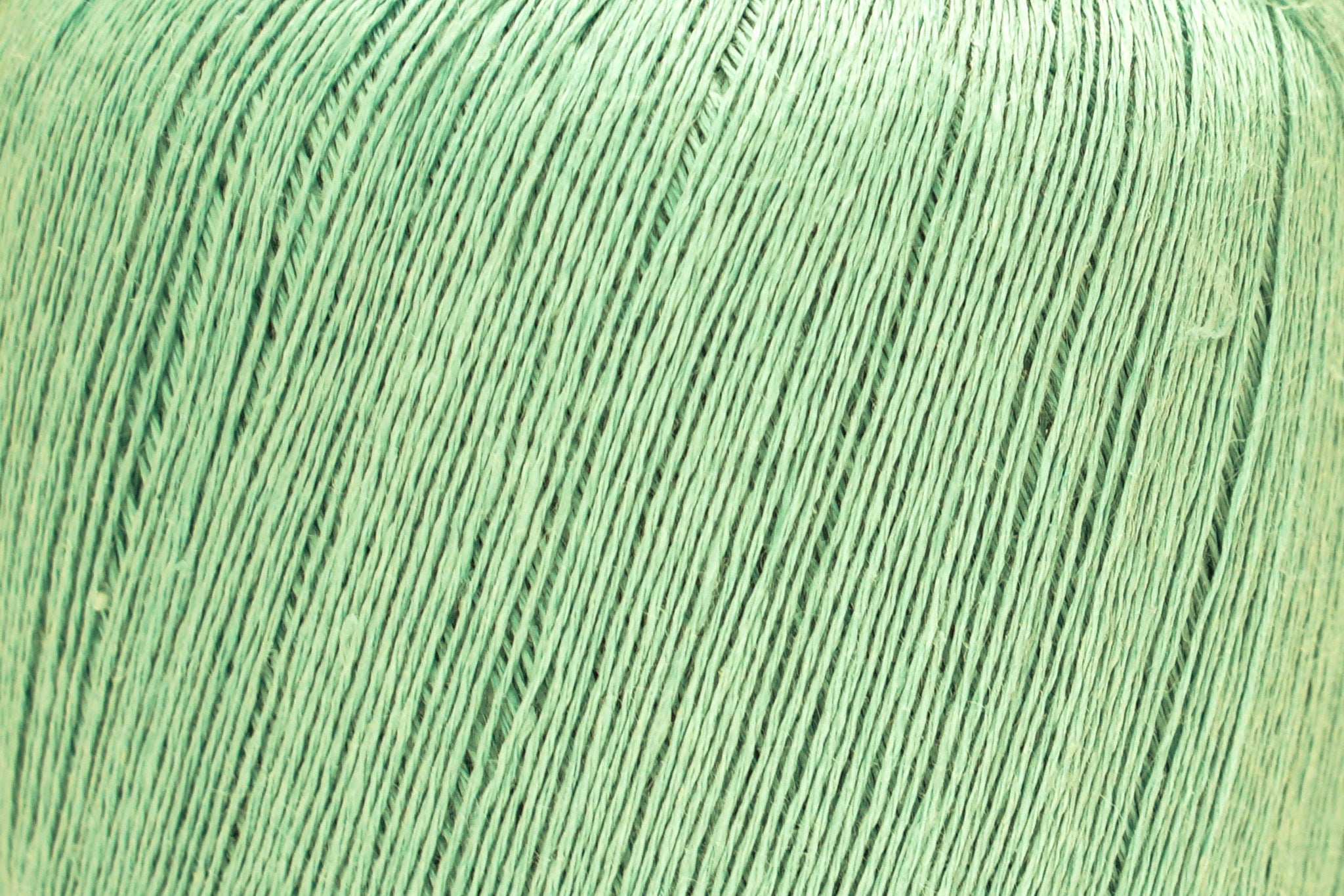 100% linen yarn in Sage green color