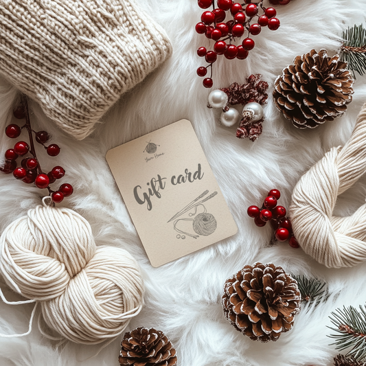 Yarn Home Gift Card – The Perfect Gift for Knitters, Crocheters, and Craft Lovers!