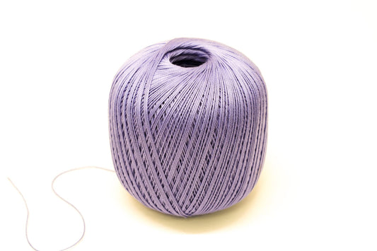 Purple mercerised cotton 100g/452m
