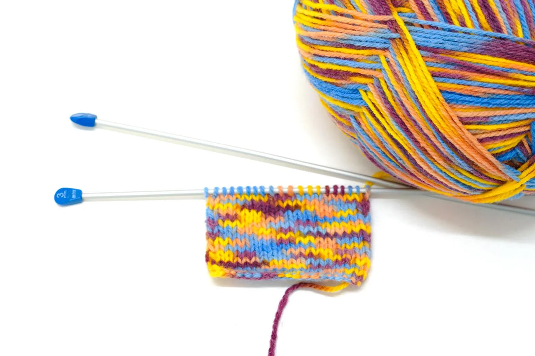 Multicolored New Zealand Wool Yarn - 80% Wool, 20% Polyamide