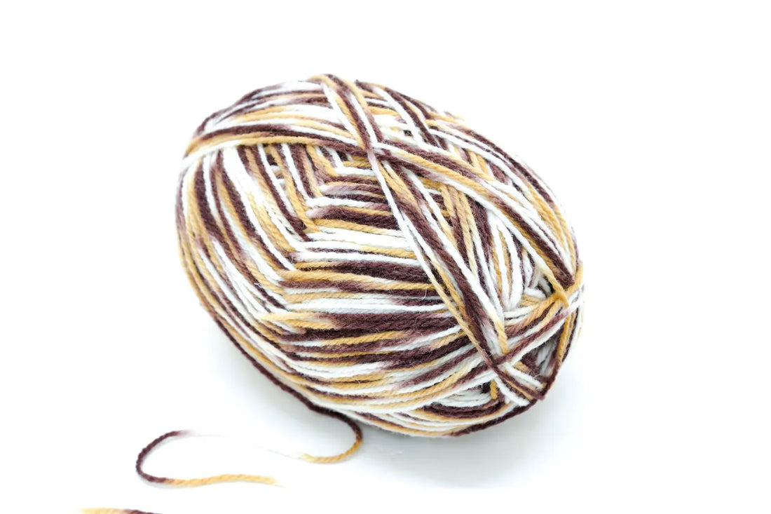 Multicolored New Zealand Wool Yarn - 80% Wool, 20% Polyamide