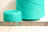 Mint blue fingering wool yarn in cone - 900g/31.7oz. | mint-blue-fingering-wool-yarn-in-cone-900g-31-7oz