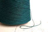 Emerald blue fingering wool in cone | emerald-blue-fingering-wool-in-cone