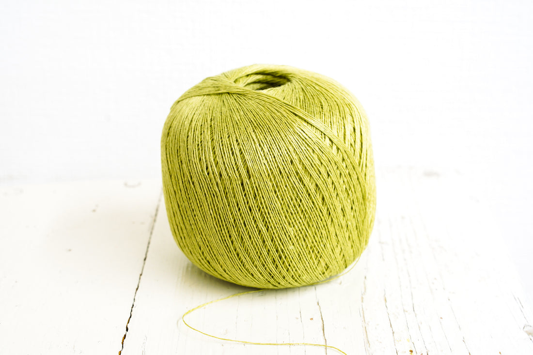 Salad green 100% linen yarn | salad-green-100-linen-yarn