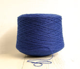 Blue fingering wool yarn in cone - 900g/31.7oz. | blue-fingering-wool-yarn-in-cone-900g-31-7oz