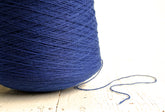 Blue fingering wool yarn in cone - 900g/31.7oz. | blue-fingering-wool-yarn-in-cone-900g-31-7oz