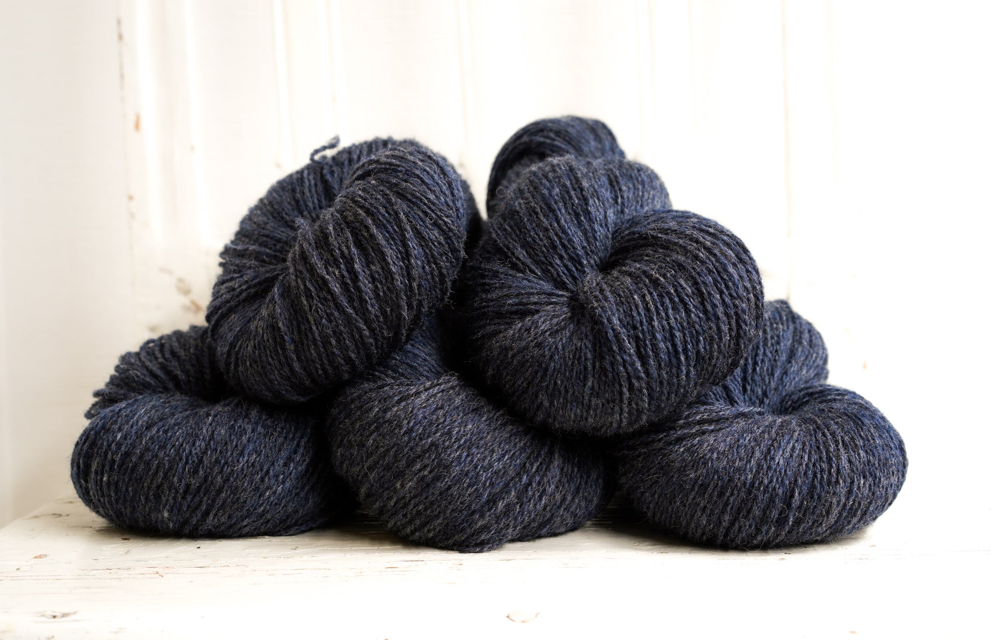 Denim blue wool yarn 100g/3.5oz. | denim-blue-wool-yarn-100g-3-5oz