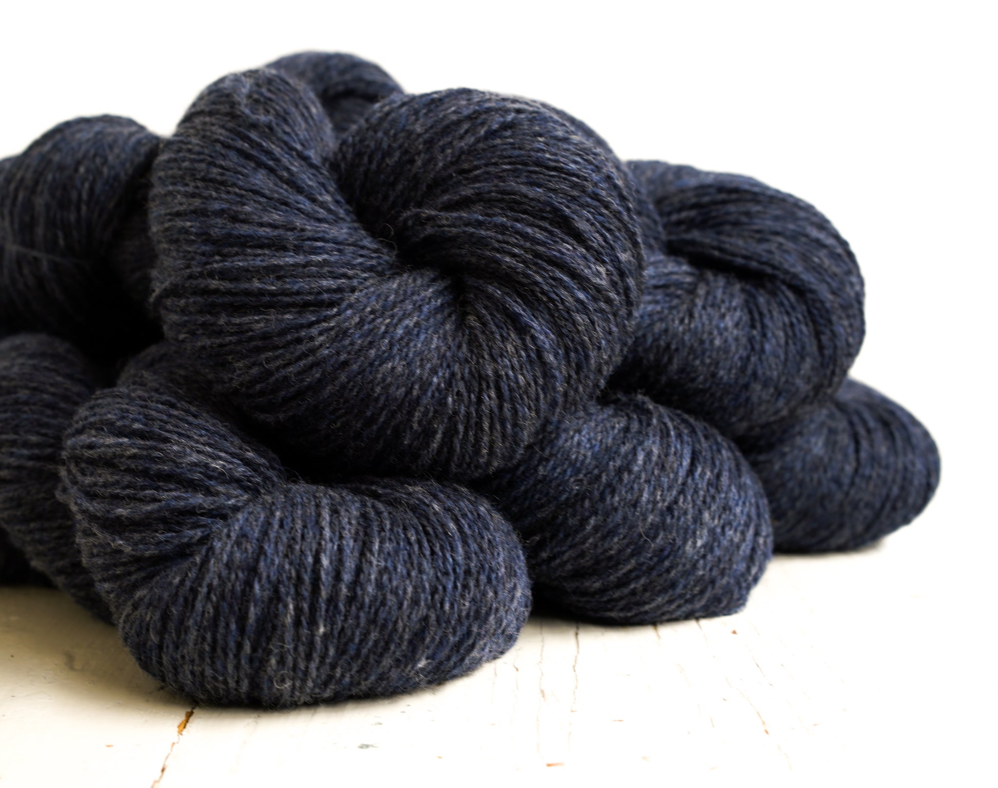 Denim blue wool yarn 100g/3.5oz. | denim-blue-wool-yarn-100g-3-5oz