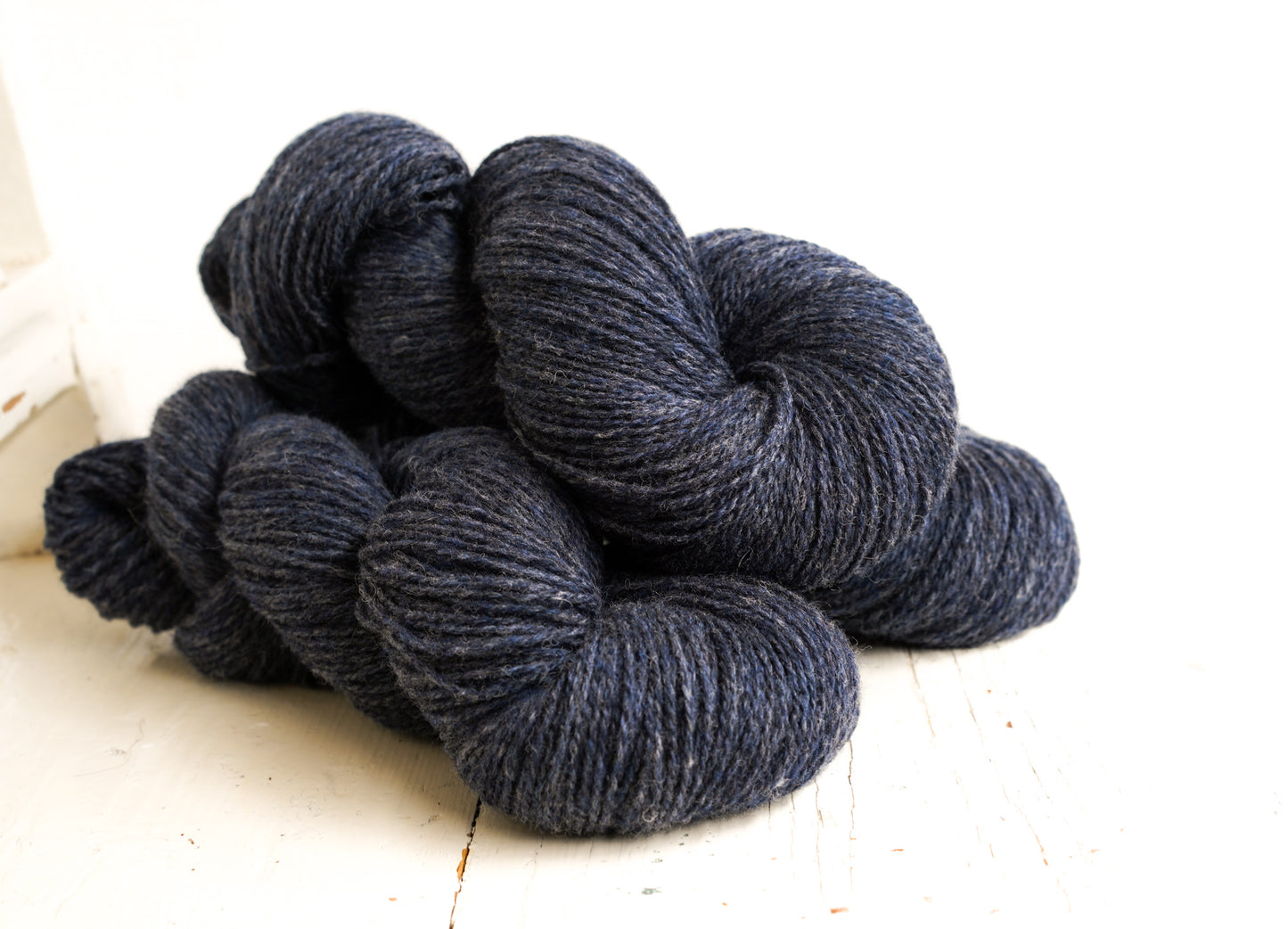 Denim blue wool yarn 100g/3.5oz. | denim-blue-wool-yarn-100g-3-5oz