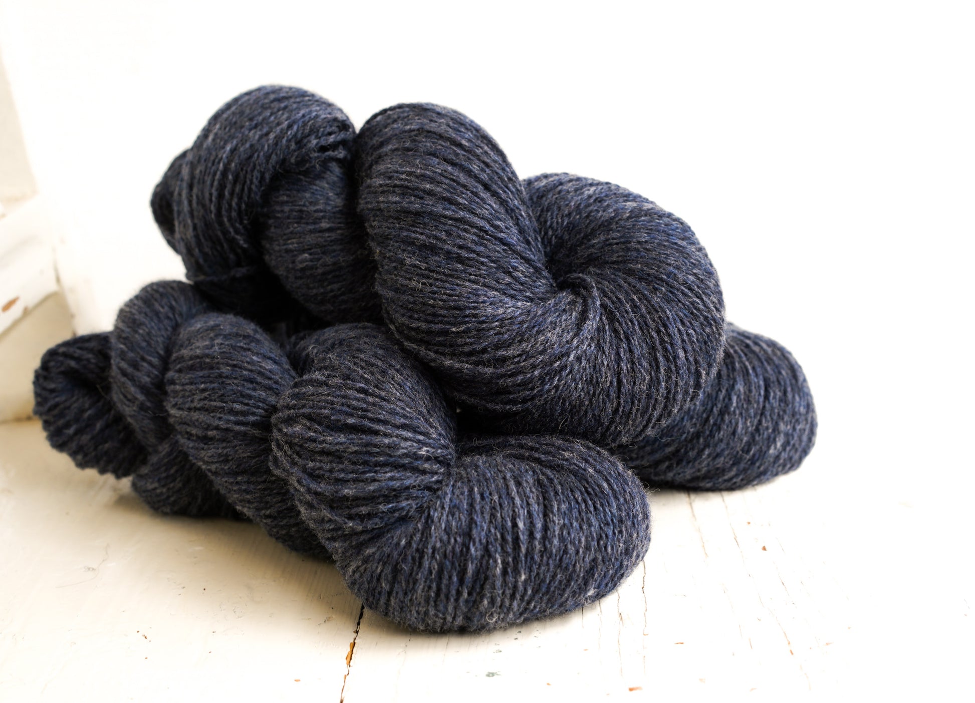 Denim blue wool yarn 100g/3.5oz. | denim-blue-wool-yarn-100g-3-5oz