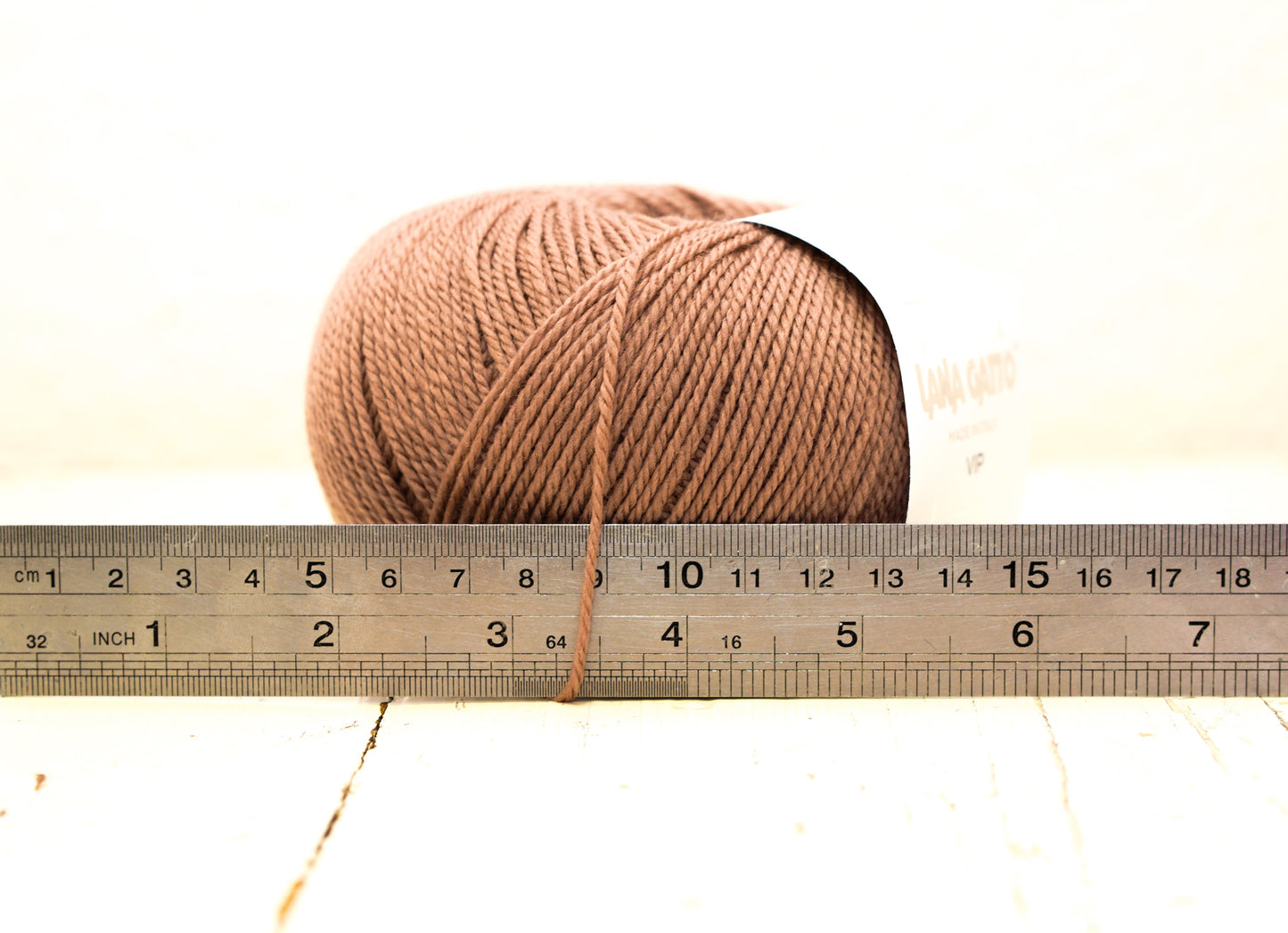 Hazelnut color 80% merino extrafine 20% Cashmere yarn blend