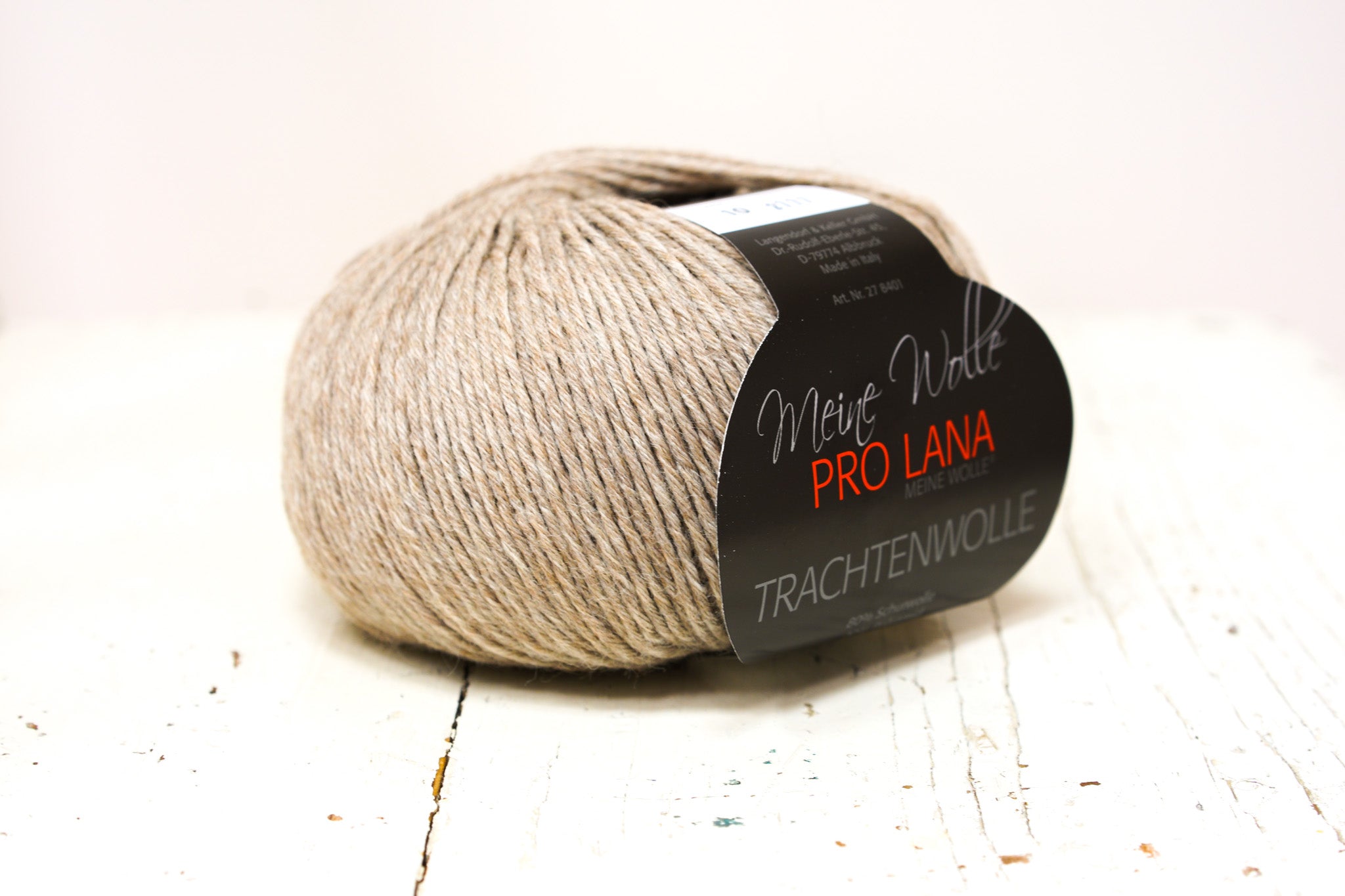 Taupe brown PRO LANA wool 80%/20 PO blend