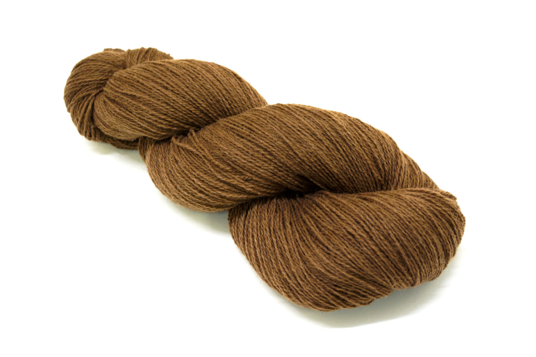 50 % Kamelwolle/50PO-Garnmischung, 100 g/600 m.