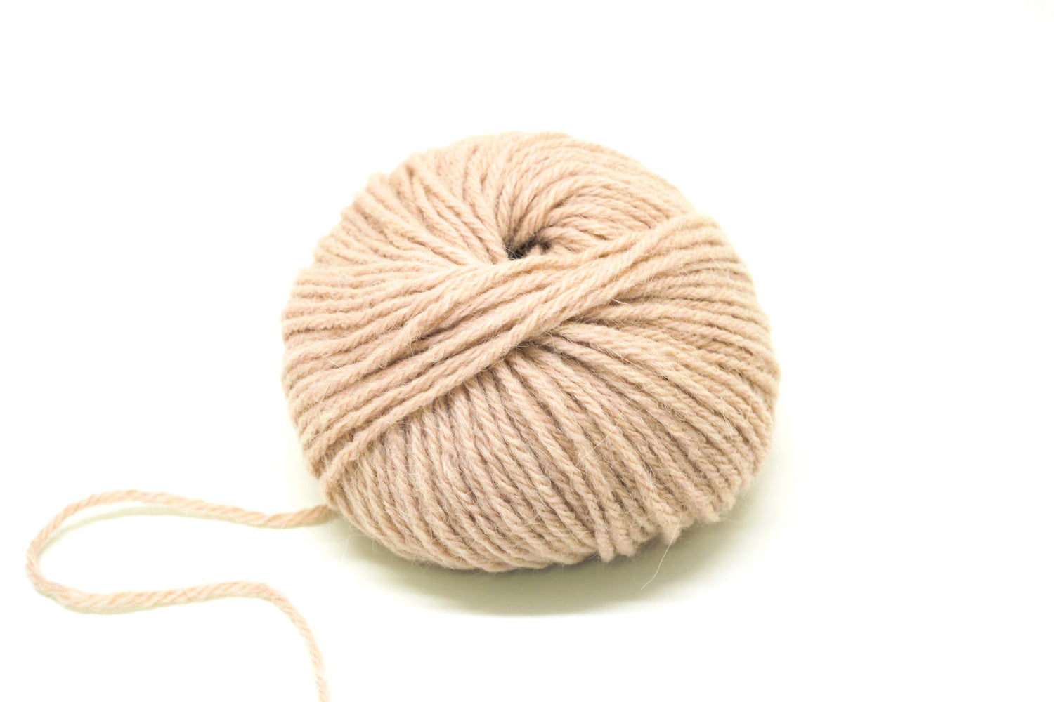 Ash rose alpaca wool yarn blend