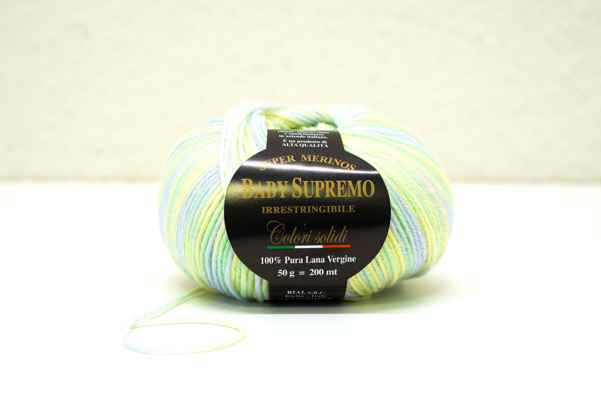 Soft green Baby Supremo 50g./200m. - Luxury thread