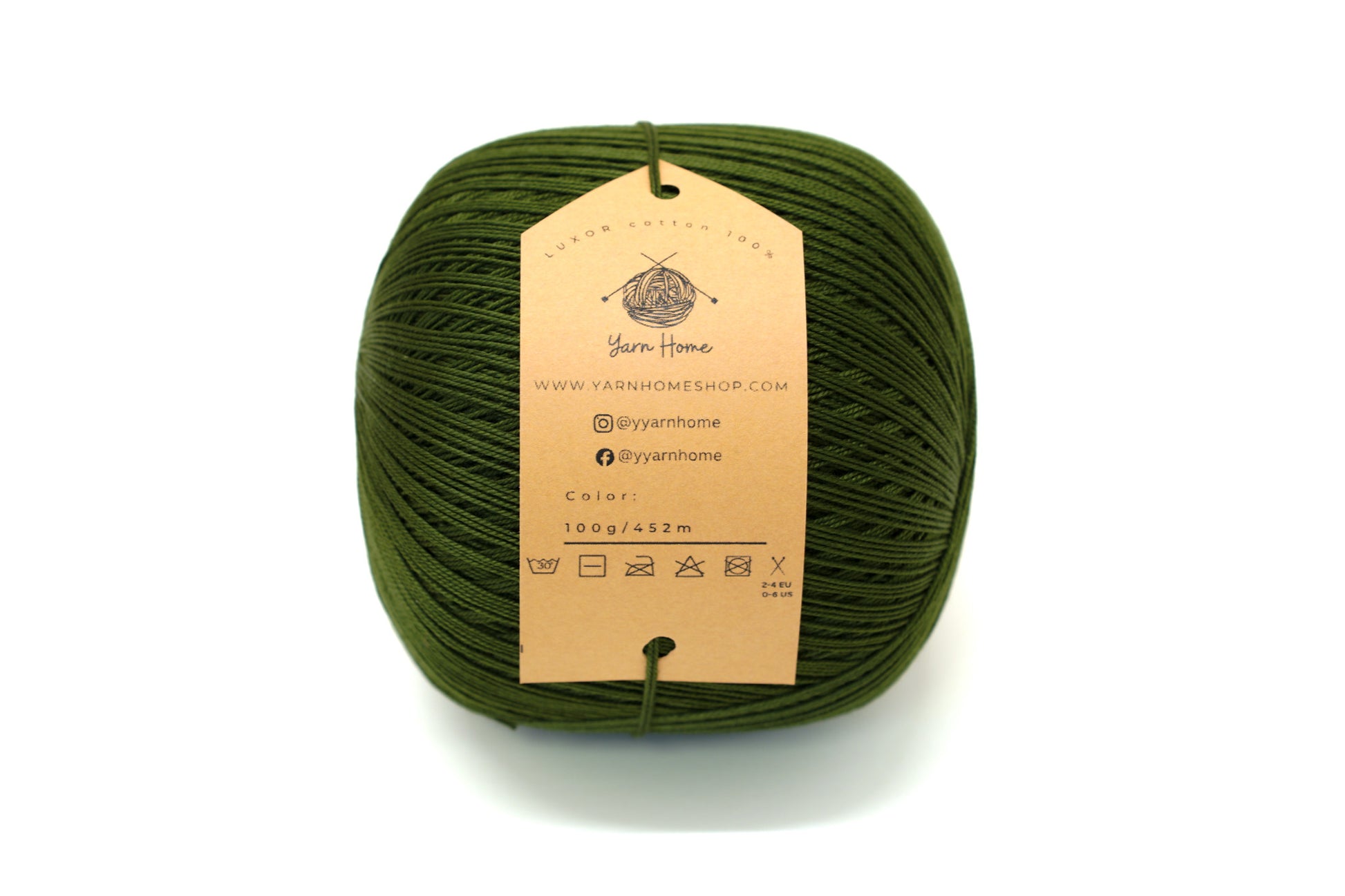 Emerald green color 100% mercerised cotton yarn - for making small projects  like crocheting toy amigurumi – Yarn Home