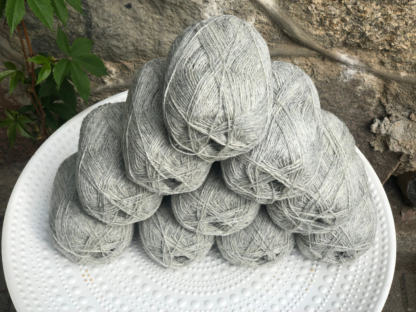 Light grey New Zealand lace wool yarn | light-grey-new-zealand-lace-wool-yarn