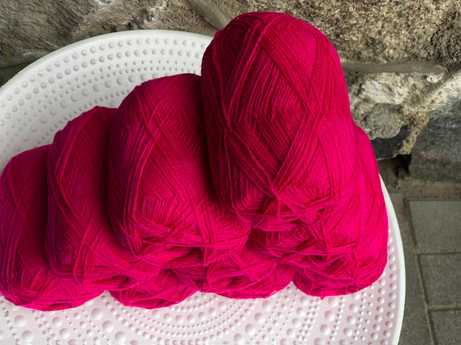 Neon Cyclamen New Zealand lace wool yarn | neon-cyclamen-new-zealand-lace-wool-yarn