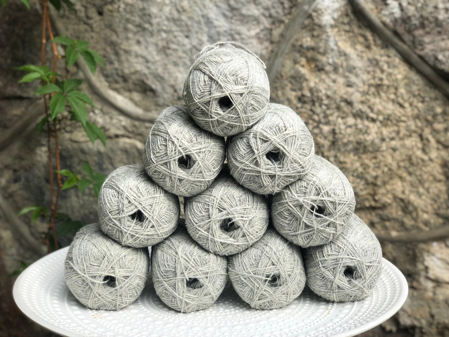 Light grey New Zealand lace wool yarn | light-grey-new-zealand-lace-wool-yarn