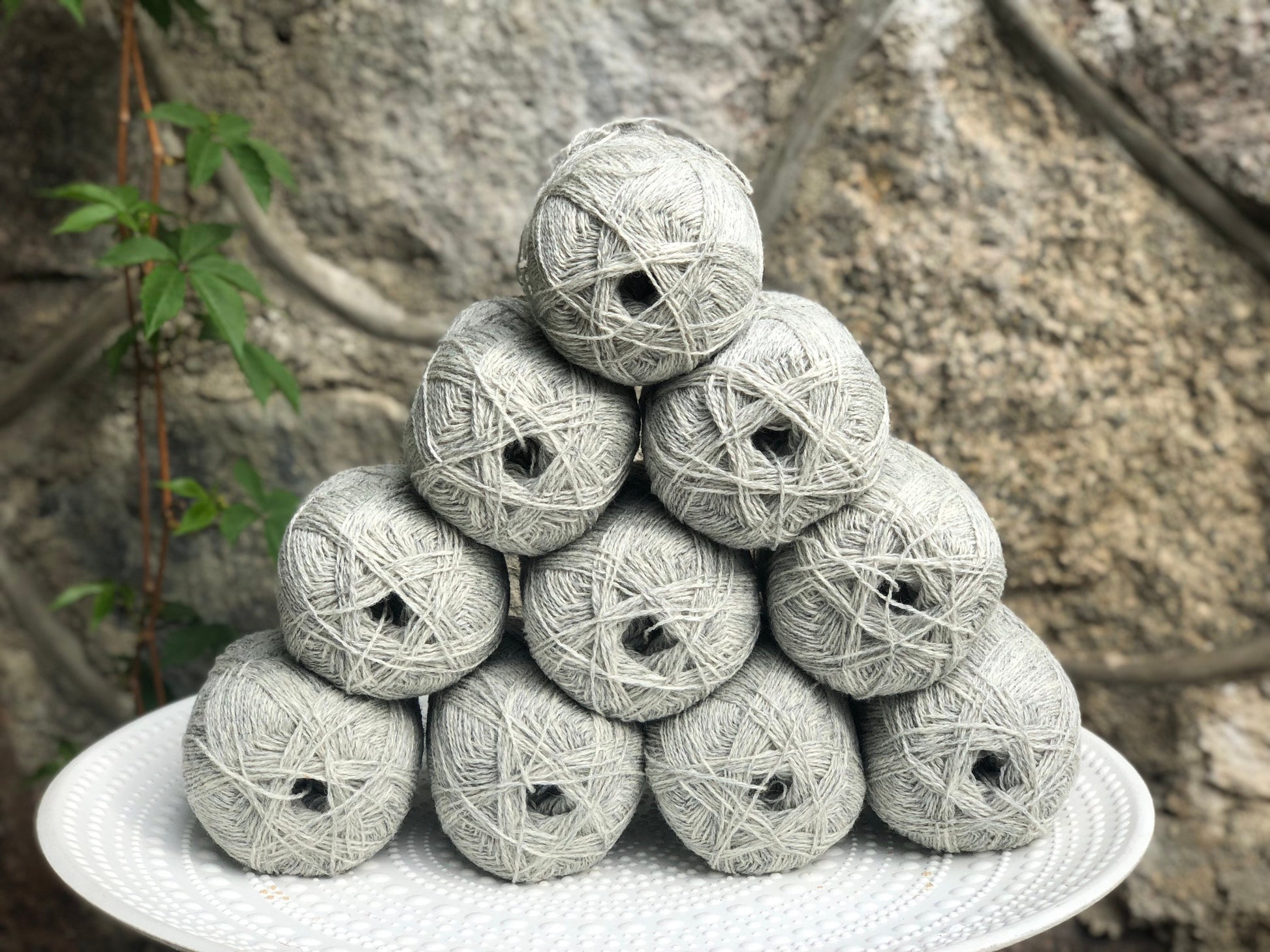 Light grey New Zealand lace wool yarn | light-grey-new-zealand-lace-wool-yarn