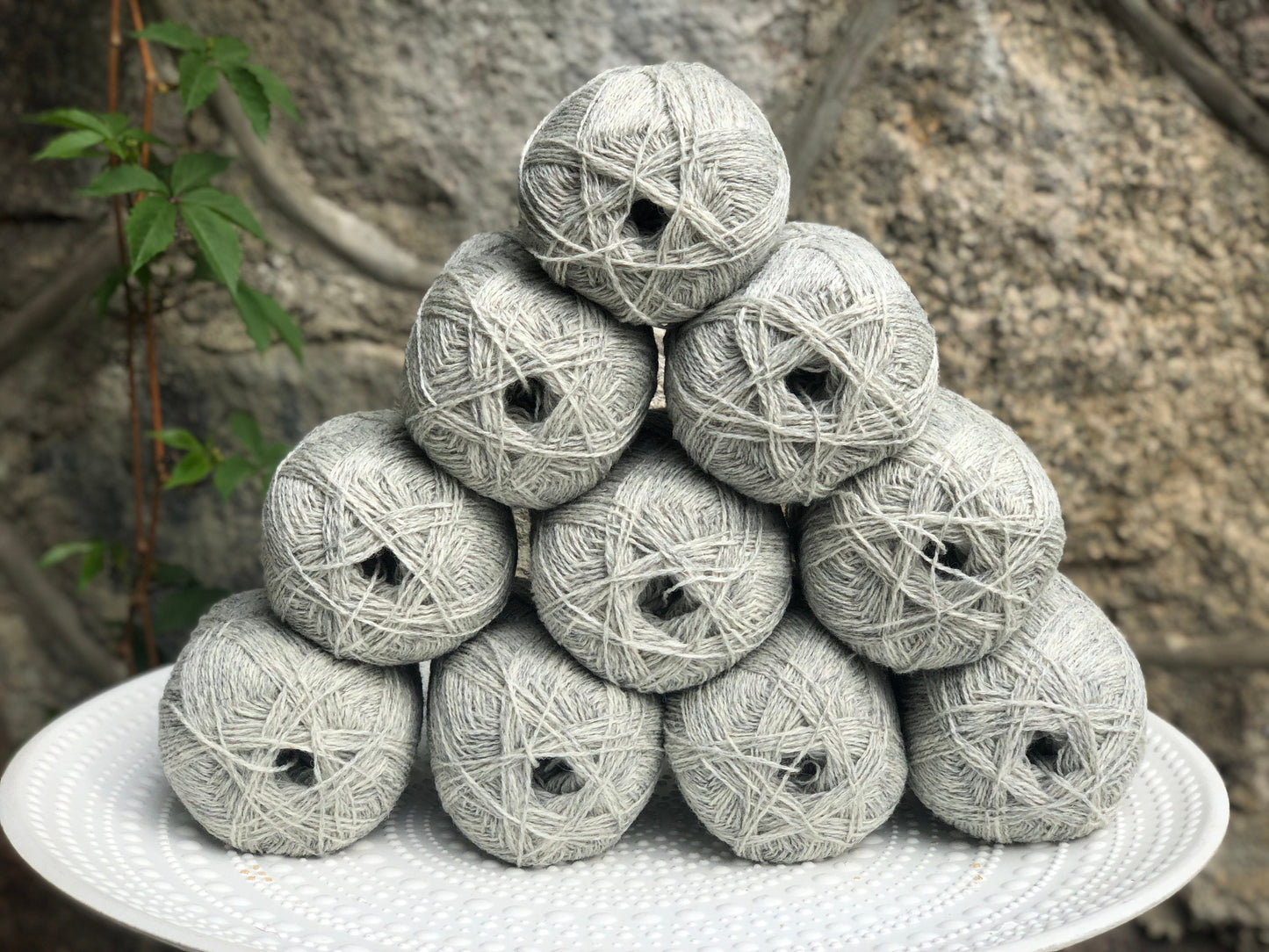 Light grey New Zealand lace wool yarn | light-grey-new-zealand-lace-wool-yarn