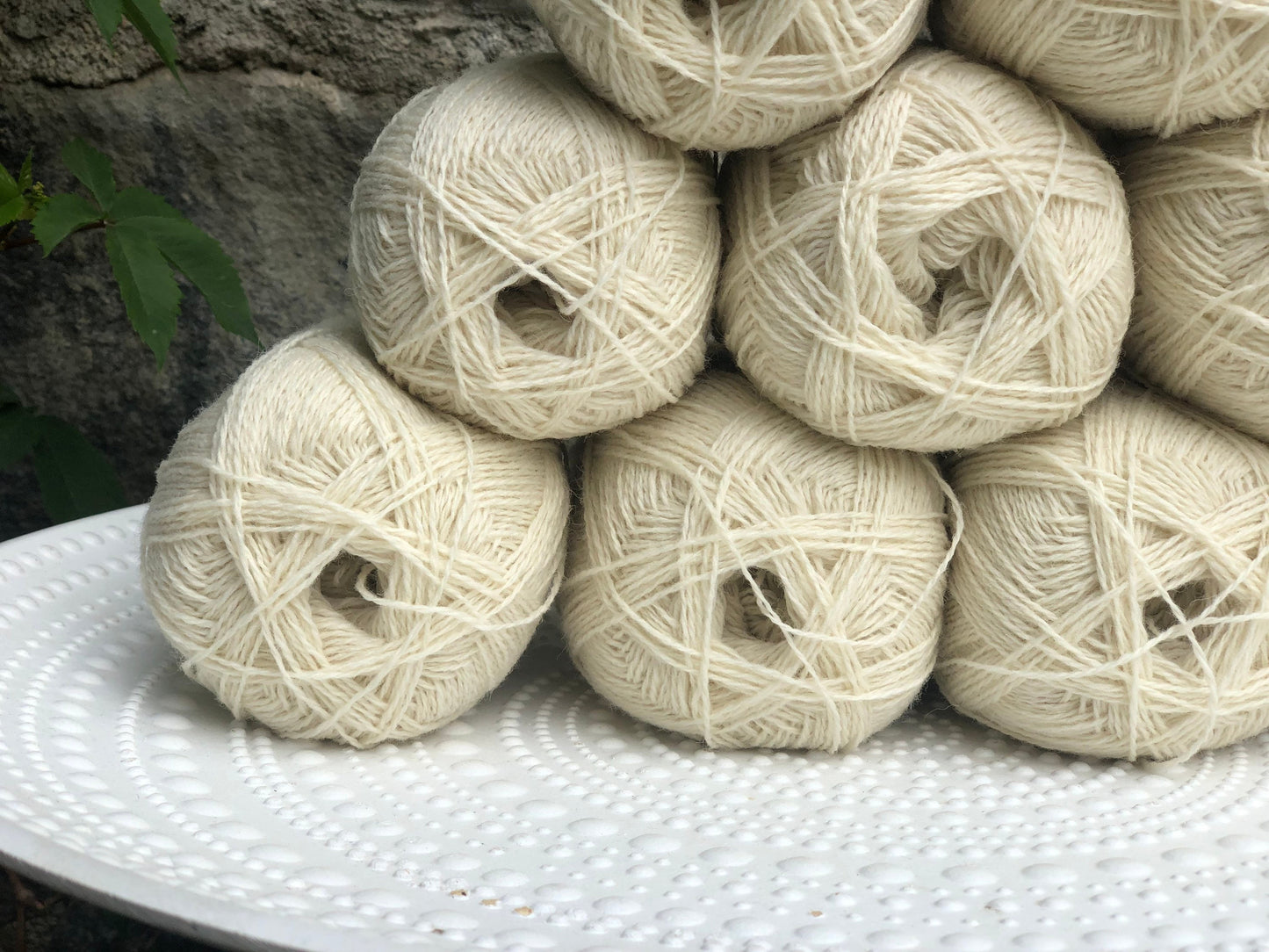 Milk-white New Zealand lace wool yarn | milk-white-new-zealand-lace-wool-yarn