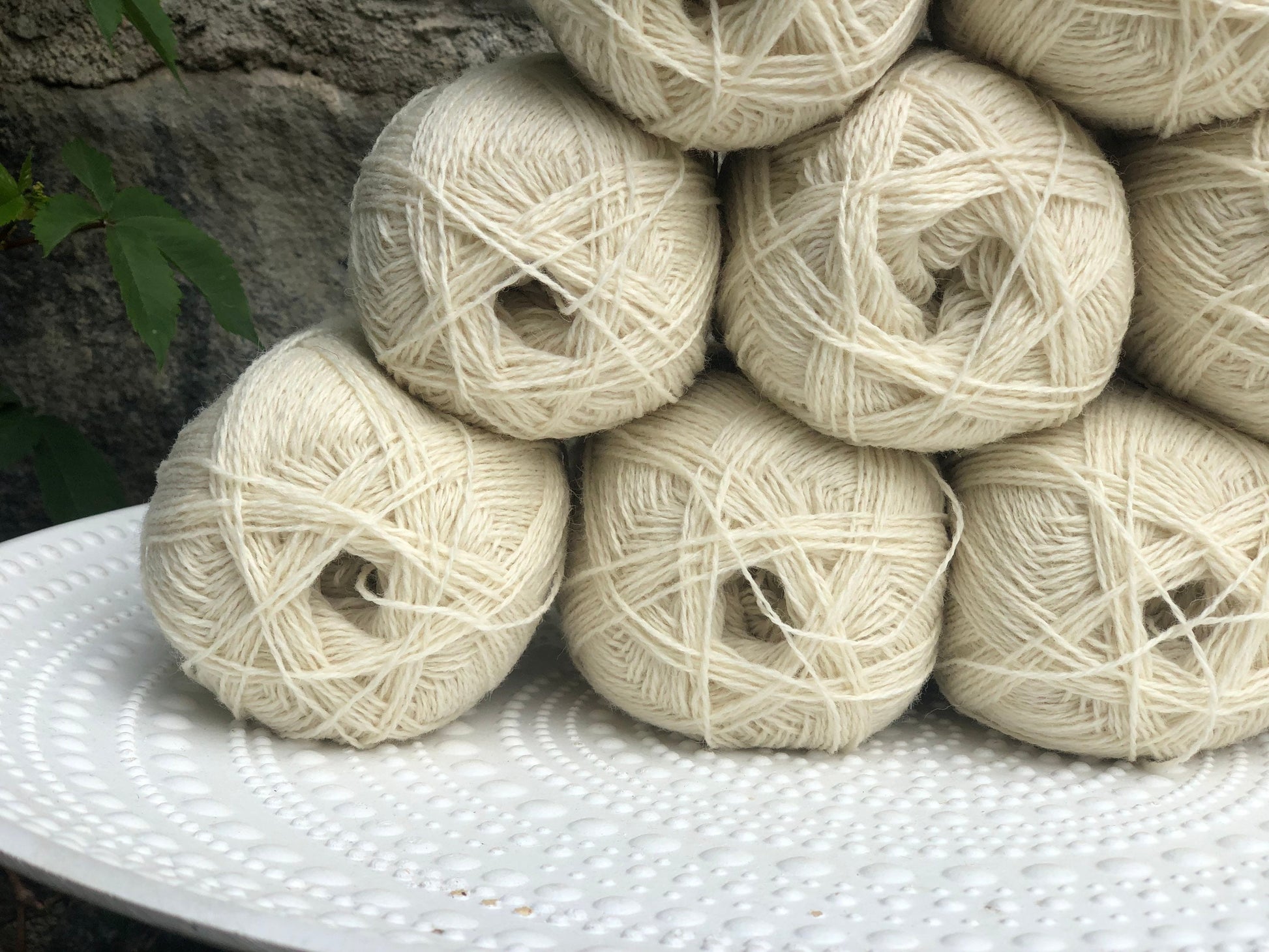 Milk-white New Zealand lace wool yarn | milk-white-new-zealand-lace-wool-yarn