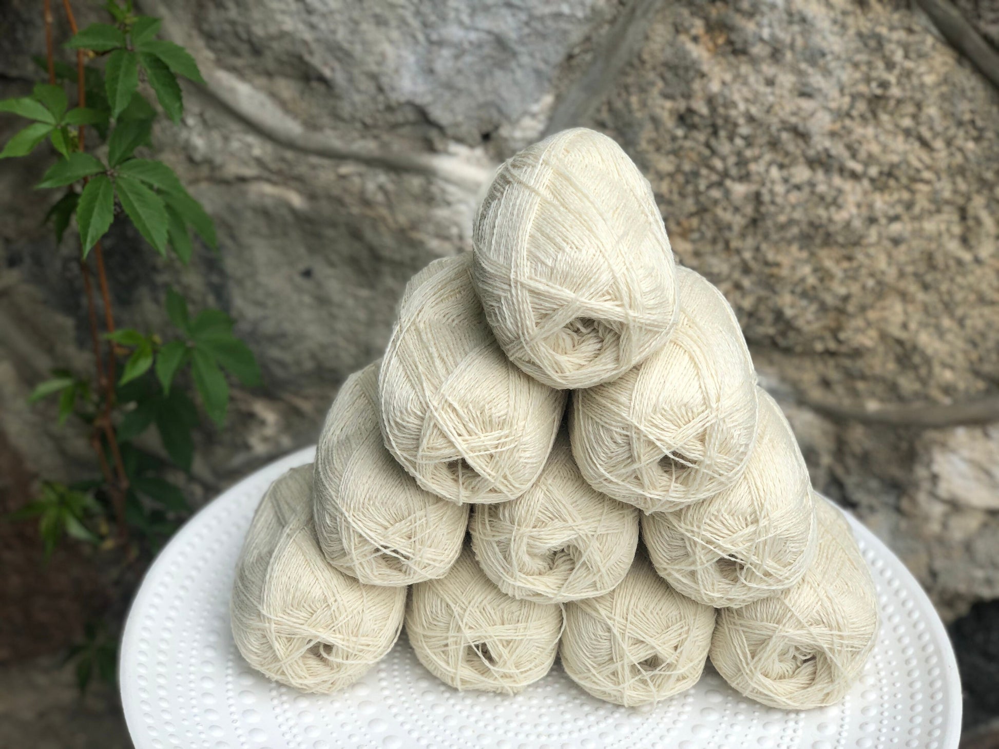 Milk-white New Zealand lace wool yarn | milk-white-new-zealand-lace-wool-yarn