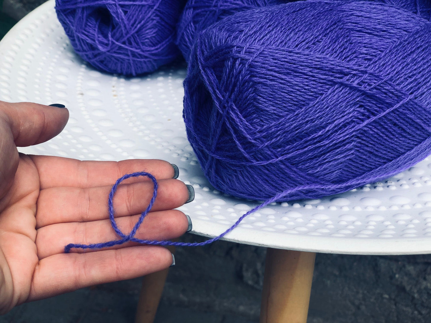 Royal purple New Zealand wool yarn | royal-purple-new-zealand-wool-yarn