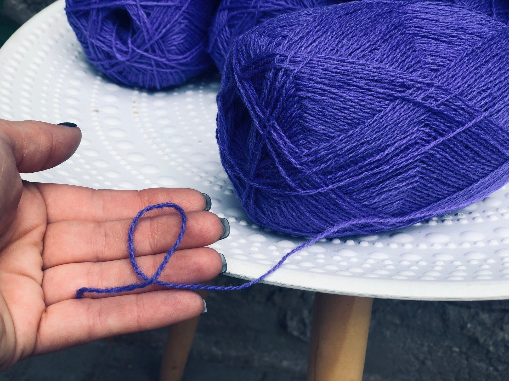 Royal purple New Zealand wool yarn | royal-purple-new-zealand-wool-yarn
