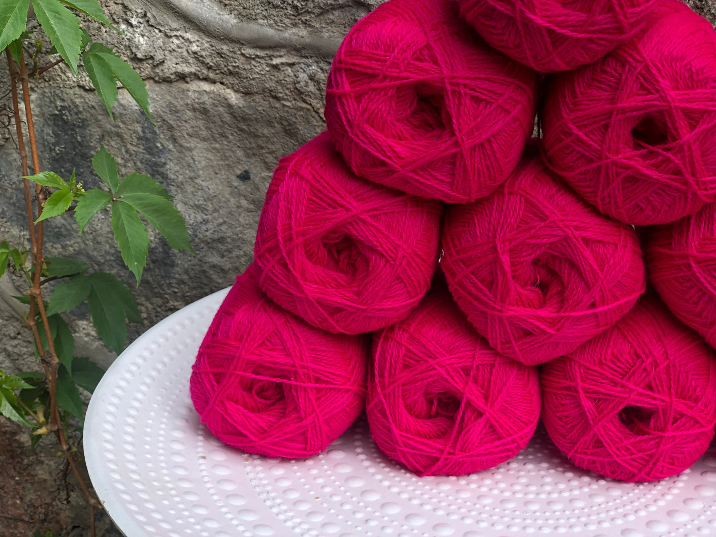 Neon Cyclamen New Zealand lace wool yarn | neon-cyclamen-new-zealand-lace-wool-yarn