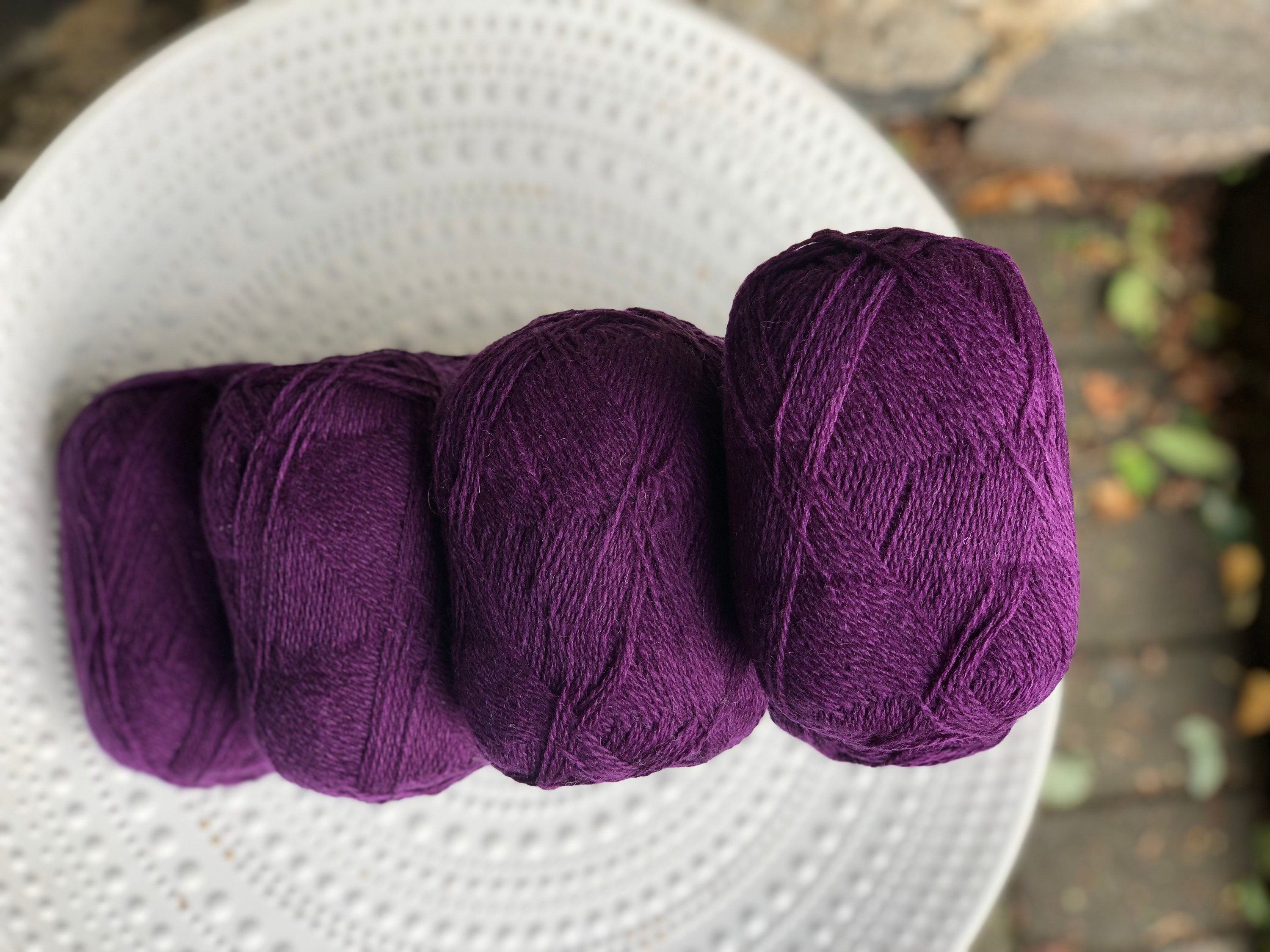 Purple New Zealand wool yarn | purple-new-zealand-wool-yarn