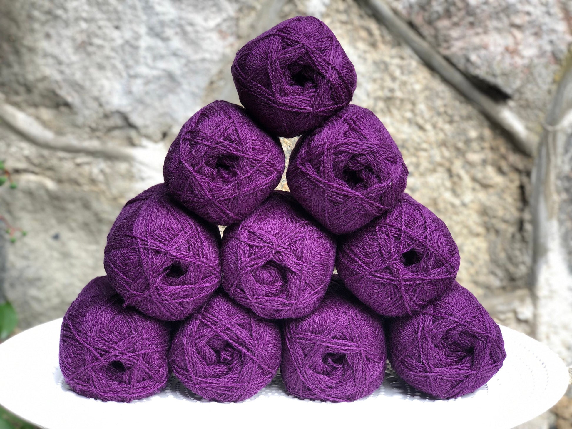 Purple New Zealand wool yarn | purple-new-zealand-wool-yarn