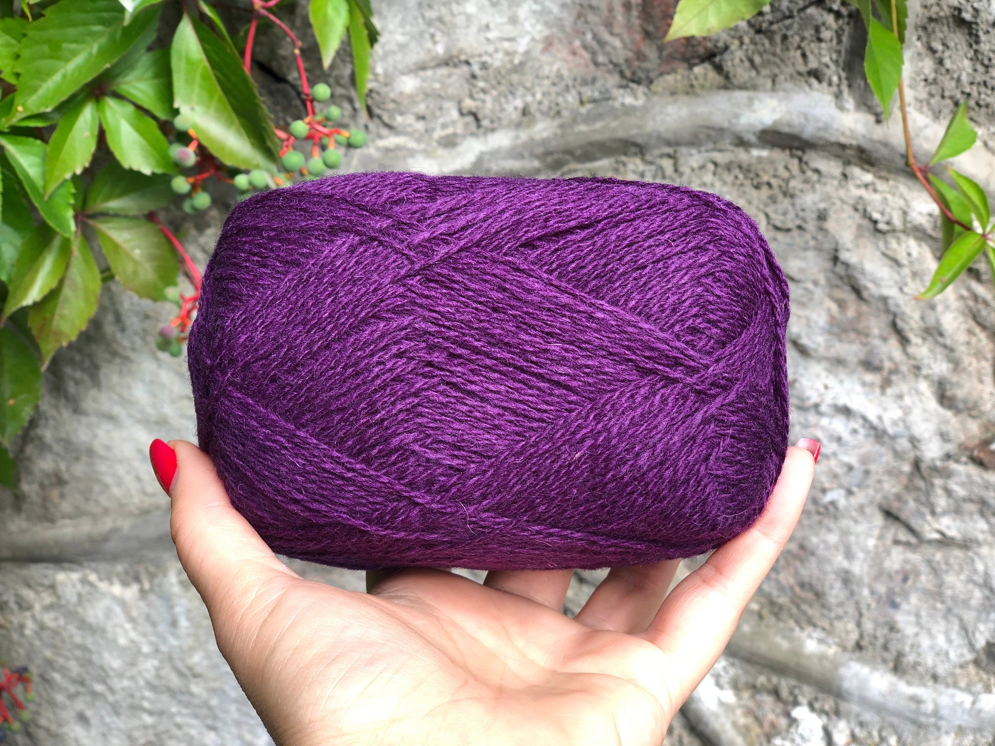 Purple New Zealand wool yarn | purple-new-zealand-wool-yarn